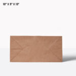 brown paper bag with handle 10*5*13