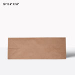 brown paper bag with handle 16*6*16